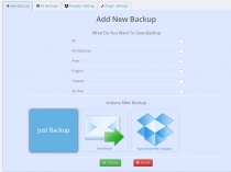 Backup KDT - Wordpress Plugin Screenshot 1