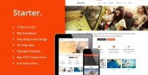Starter - Responsive HTML Template Screenshot 1