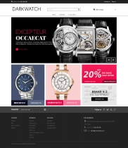 Dark Watch - Responsive PrestaShop Theme Screenshot 1