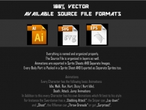 Cyberpunk Game Character Sprites Screenshot 4