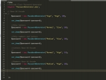 Password Generator PHP Class Screenshot 4
