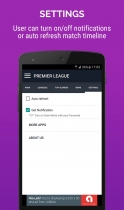 Live Score Football - Android App Template Screenshot 9