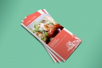 Tri-Fold Restaurent Promotion Brochure -Template Screenshot 1