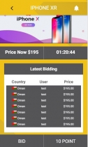Auction Ionic 3 Theme Screenshot 8