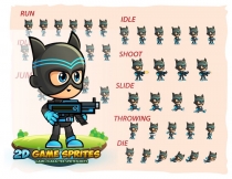 CatBoy Game Character Sprites Screenshot 2