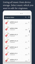 Ringtone Maker - Android Source Code Screenshot 2