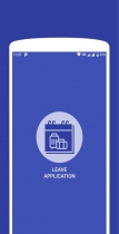 Leave Application - Android Source Code Screenshot 1