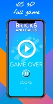 Bricks And Balls - BuildBox 3D game Screenshot 1