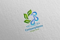 Recycle Blue Water Drop Logo Screenshot 5