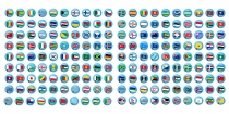 200+ Countries Flag Vector icons Screenshot 1