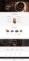 Coffeemix - Coffee And Tea Shop XD Template Screenshot 1