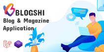 Blogshi - Blog And Magazine Application Screenshot 15