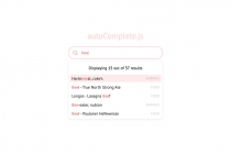 autoComplete.js - AutoComplete Library JavaScript Screenshot 1