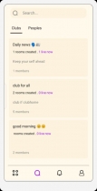 ClubHome - Clubhouse Redefined with Admob ads Screenshot 2