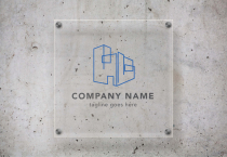 Blue building Logo Screenshot 2