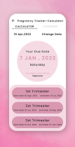 Pregnancy Due Date Calculator - Android App Source Screenshot 2