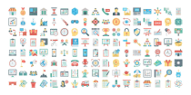 Business, Finance and Startup Color Vector Icons  Screenshot 2
