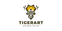 Tiger Art Logo Template Screenshot 1