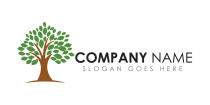 Green Tree Logo Design Template Screenshot 3