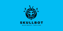 Bot Skull Logo Template Screenshot 2