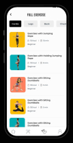 Prefit - Fitness And Home Workout - Flutter Templa Screenshot 17