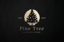 Pine Tree Vector - 30 Elements - 3 Logo Templates Screenshot 5