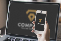 Diamond Pen Logo Design Template Screenshot 3