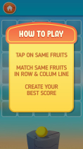 Ninja Fruit Sega Match Puzzle Game For Android Screenshot 2