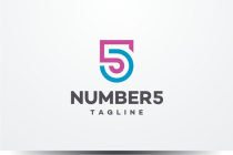 Five - Number 5 Logo design Screenshot 1