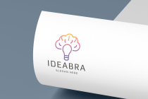 Idea Brain Bulb Logo Screenshot 2