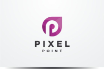Pixel Point - Letter P Logo Template Screenshot 1