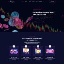 CryptoZone - React Template Screenshot 1