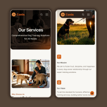 Canis Dog Training Services HTML Website Template Screenshot 5