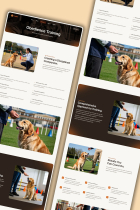 Canis Dog Training Services HTML Website Template Screenshot 13