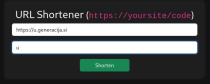 URL Shortener Screenshot 2