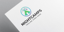 Mountain Camp Logo Template Screenshot 1