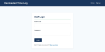 Staff Time Log System PHP Script Screenshot 2