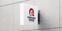 Horse Geometric Logo Design Screenshot 1