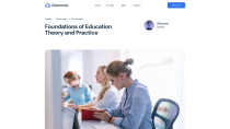 Grammar Pro NextJs E-Learning Website Template Screenshot 2