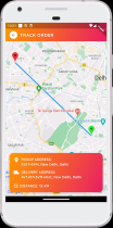 Courier Driver Flutter App UI Template Screenshot 4