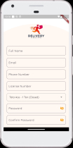 Courier Driver Flutter App UI Template Screenshot 11