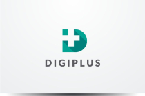 Digi Plus Letter D Logo design vector template Screenshot 1