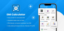 Easy EMI Calculator Loan App - Android Screenshot 1