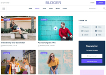 Bloger Personal Blog And Magazine Script Screenshot 3