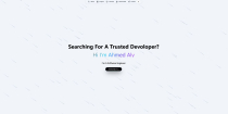 Snap Dev Portfolio HTML Template Screenshot 1