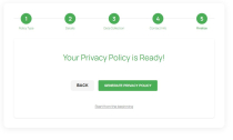 Privacy Policy Generator WordPress Plugin Screenshot 5