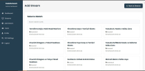 Sports Streaming Posting Portal With API Screenshot 1