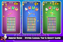 Arrow Rush – Hyper Casual Tap And Shoot Unity  Screenshot 2