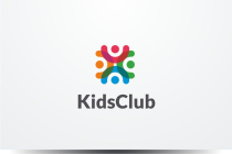 Kids Club Logo design vector template Screenshot 1