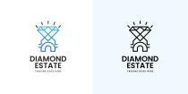 Diamond Estate Logo Template Screenshot 2